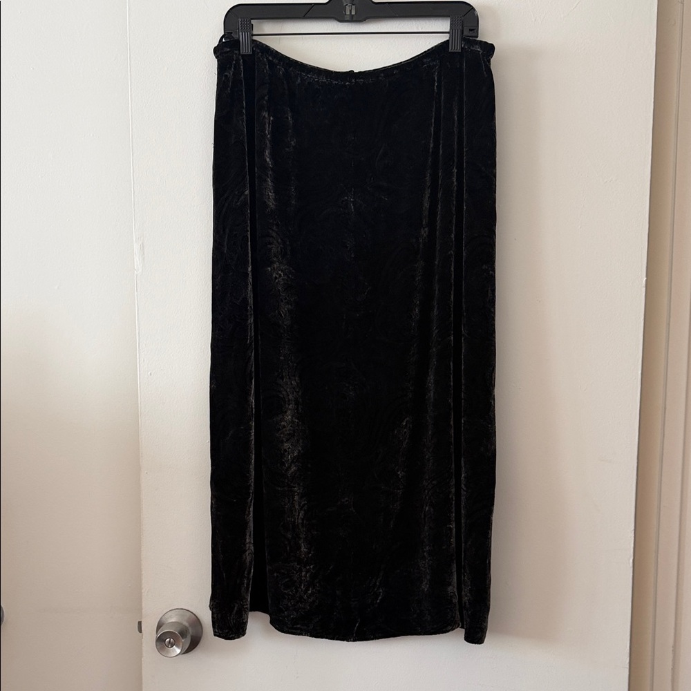Talbots Vintage Paisley Velvet Skirt